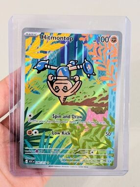 Hitmontop Pokemon Card - Mega Evolution Ascended Heroes - Illustration Rare Holo